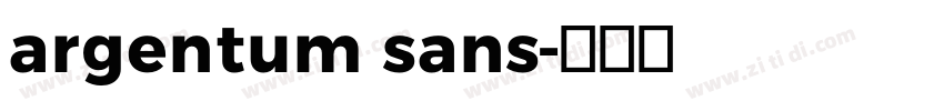 argentum sans字体转换